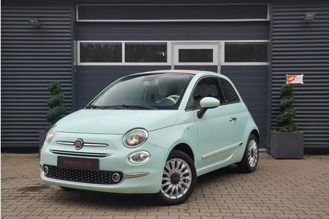 Fiat 500 C 1.2 Lounge GROOT SCHERM PDC CRUISE MINTGROEN