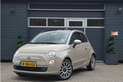 Fiat 500 1.2 Lounge CAPPUCCINO PANO AIRCO PDC LM VELGEN