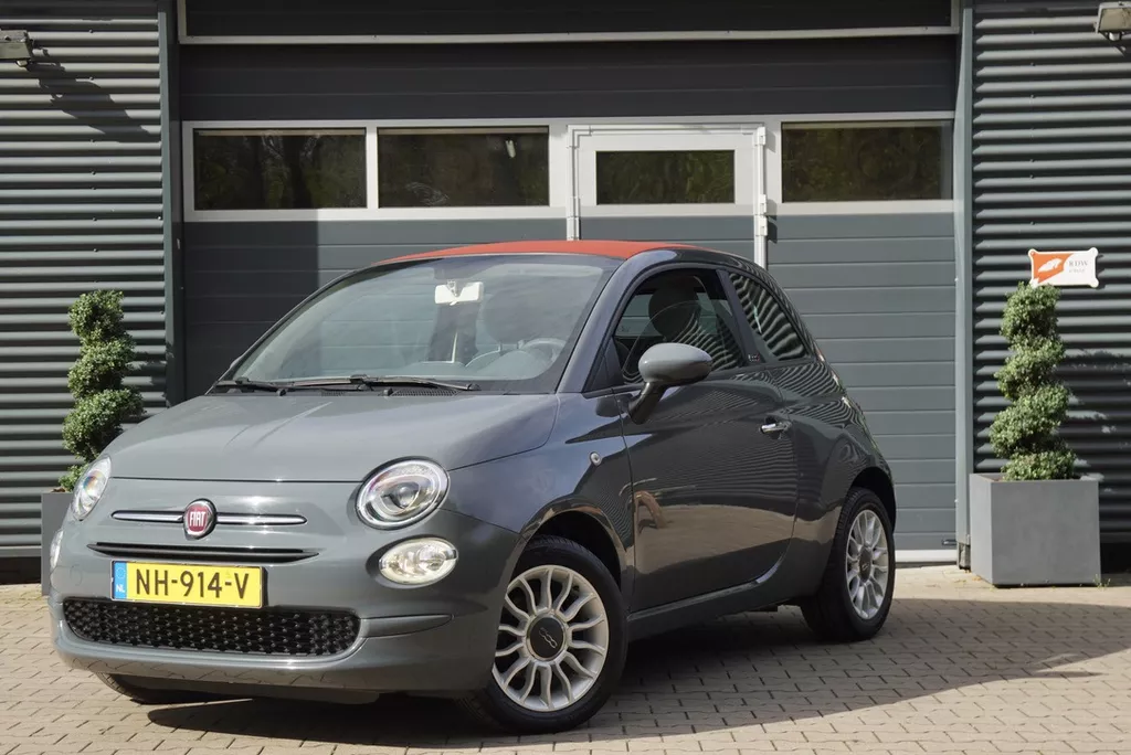 Fiat 500 C 1.2 Popstar AIRCO LM VELGEN NARDO GREY