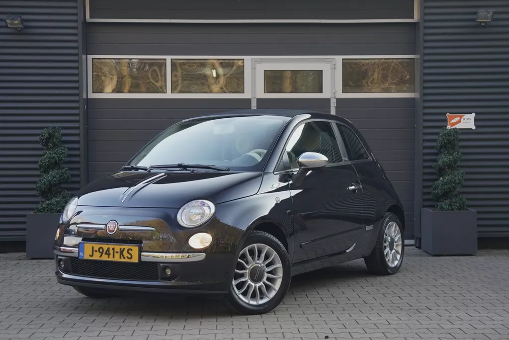 Fiat 500 C 1.2 Lounge LEDER LM VELGEN AIRCO