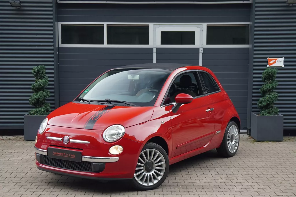Fiat 500 C 1.2 Lounge INTERSCOPE AUDIO LEDER PARK. SENSOREN 16" AIRCO