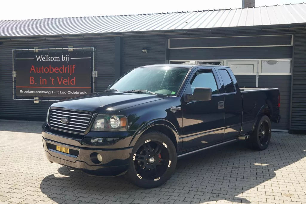 Ford F150 HARLEY DAVIDSON LEDER SCHUIFDAK LPG SIDEPIPES TREKHAAK